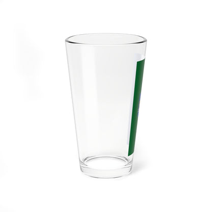 Flag of Lenti variant (Hungary) Pint Glass 16oz