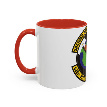 636th Electronic Systems Squadron (U.S. Air Force) Accent Coffee Mug