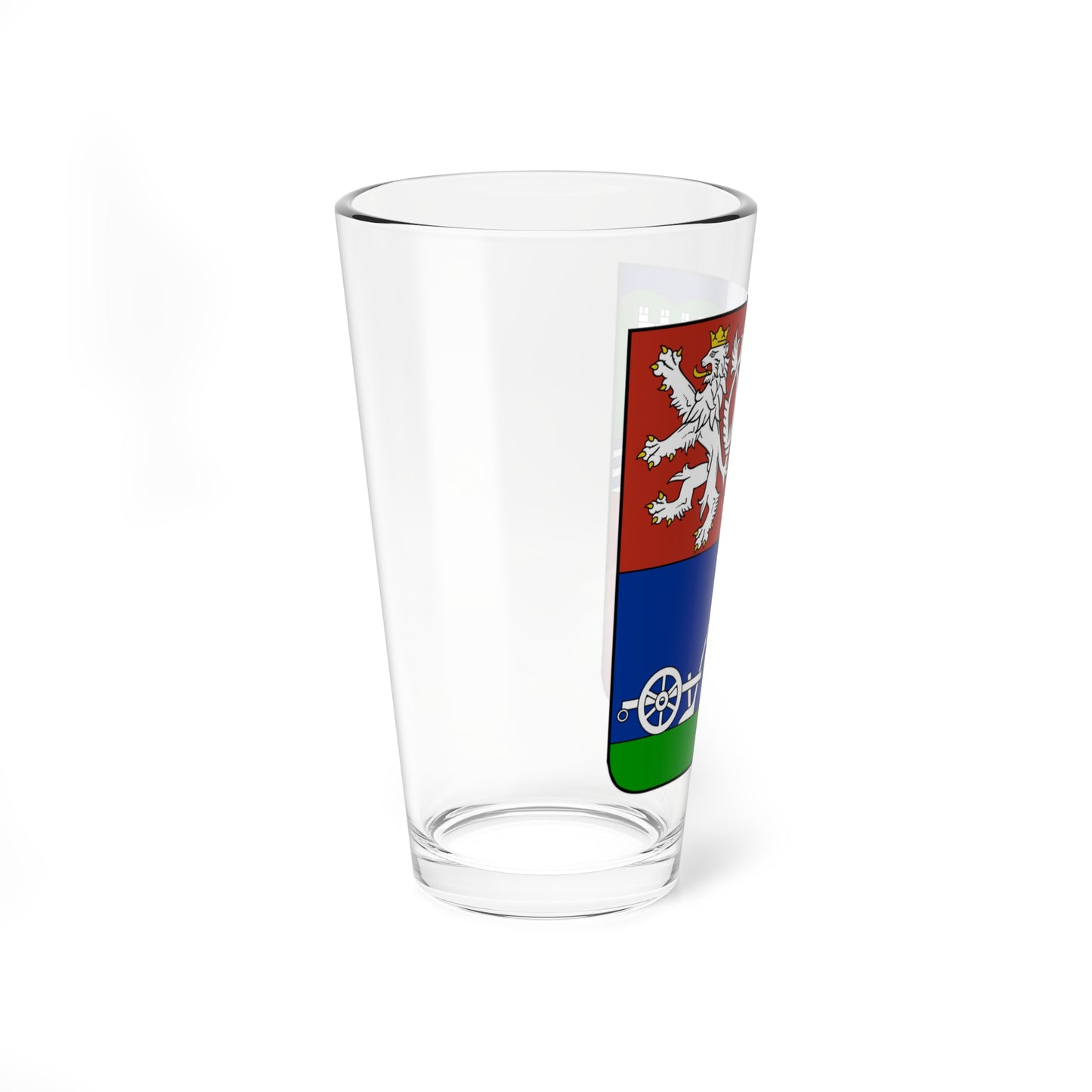 Usti nad Labem Region CoA CZ (Czech Republic) (Coat of Arms) Pint Glass 16oz