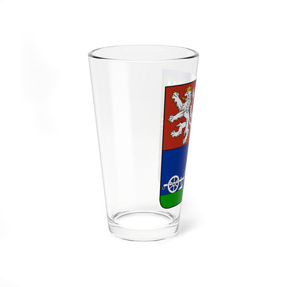 Usti nad Labem Region CoA CZ (Czech Republic) (Coat of Arms) Pint Glass 16oz