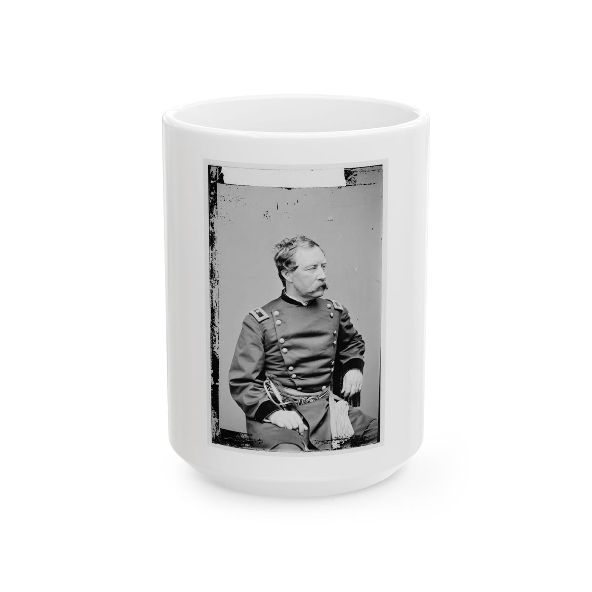 Albion P. Howe 001 (U.S. Civil War) White Coffee Mug