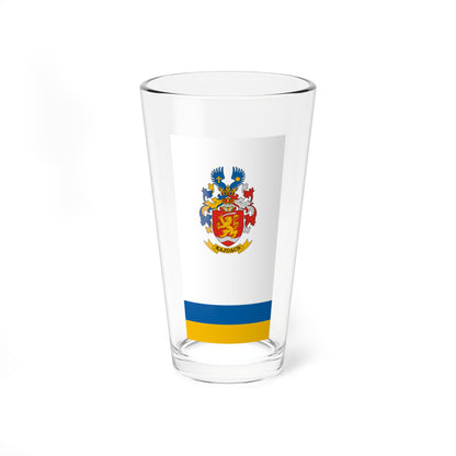Flag of Kajdacs vertical (Hungary) Pint Glass 16oz