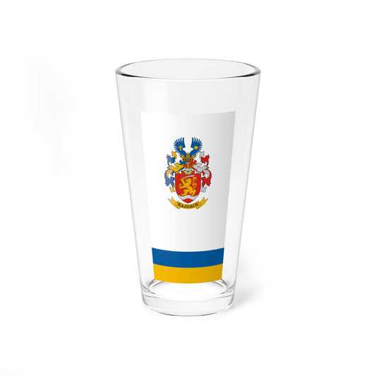 Flag of Kajdacs vertical (Hungary) Pint Glass 16oz
