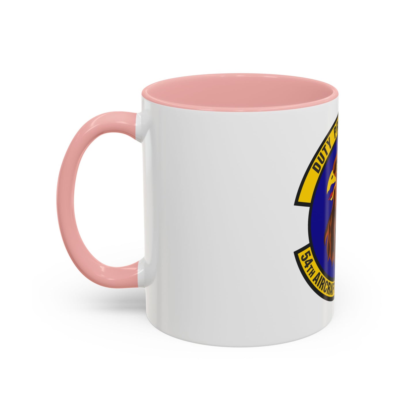 54 Aircraft Maintenance Squadron AETC (U.S. Air Force) Accent Coffee Mug