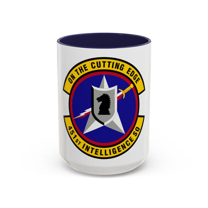 451 Intelligence Squadron ACC (U.S. Air Force) Accent Coffee Mug
