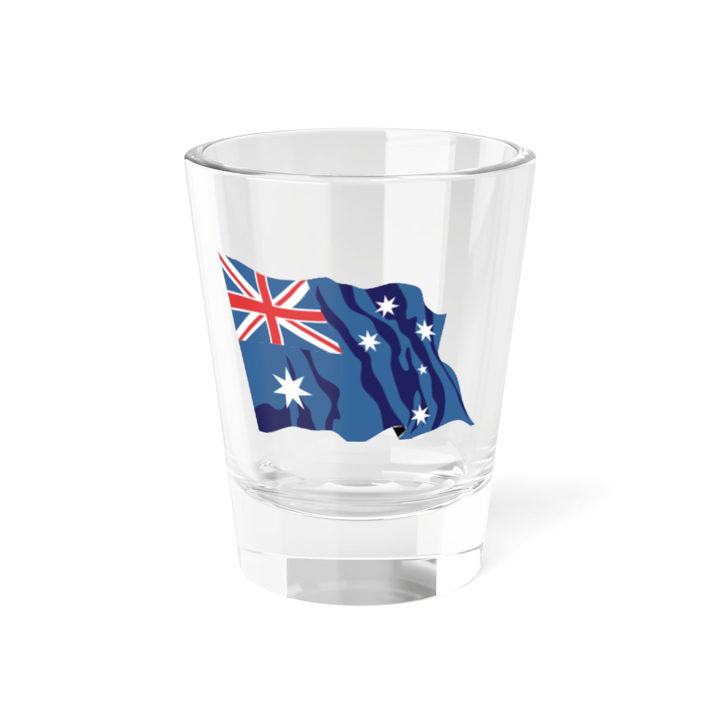 Australia flag waving icon (Australia) Shot Glass 1.5oz