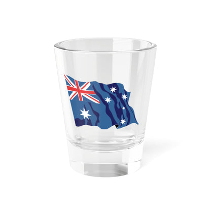 Australia flag waving icon (Australia) Shot Glass 1.5oz