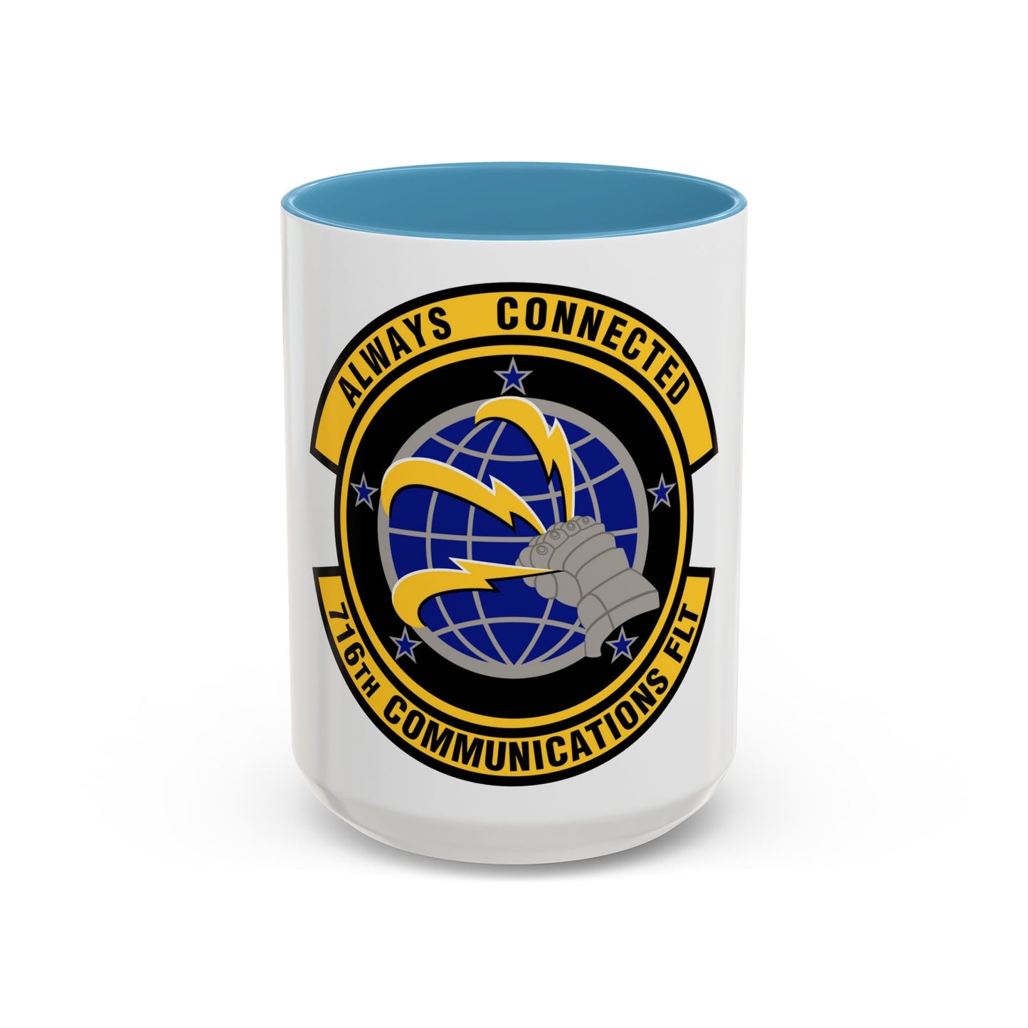 716th Communications Flight (U.S. Air Force) Accent Coffee Mug