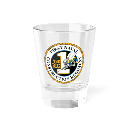 Verre à liqueur du premier régiment de construction navale (US Navy) 1,5 oz