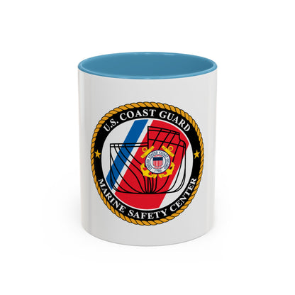 USCG MARINE SAFETY CENTER (U.S. Coast Guard) Accent Coffee Mug