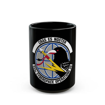 833 Cyberspace Operations Squadron ACC (U.S. Air Force) Black Coffee Mug-15oz-Go Mug Yourself