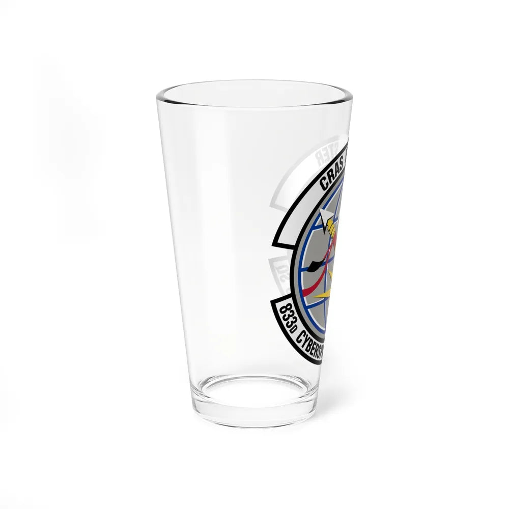 833 Cyberspace Operations Squadron ACC (U.S. Air Force) Pint Glass 16oz-Go Mug Yourself