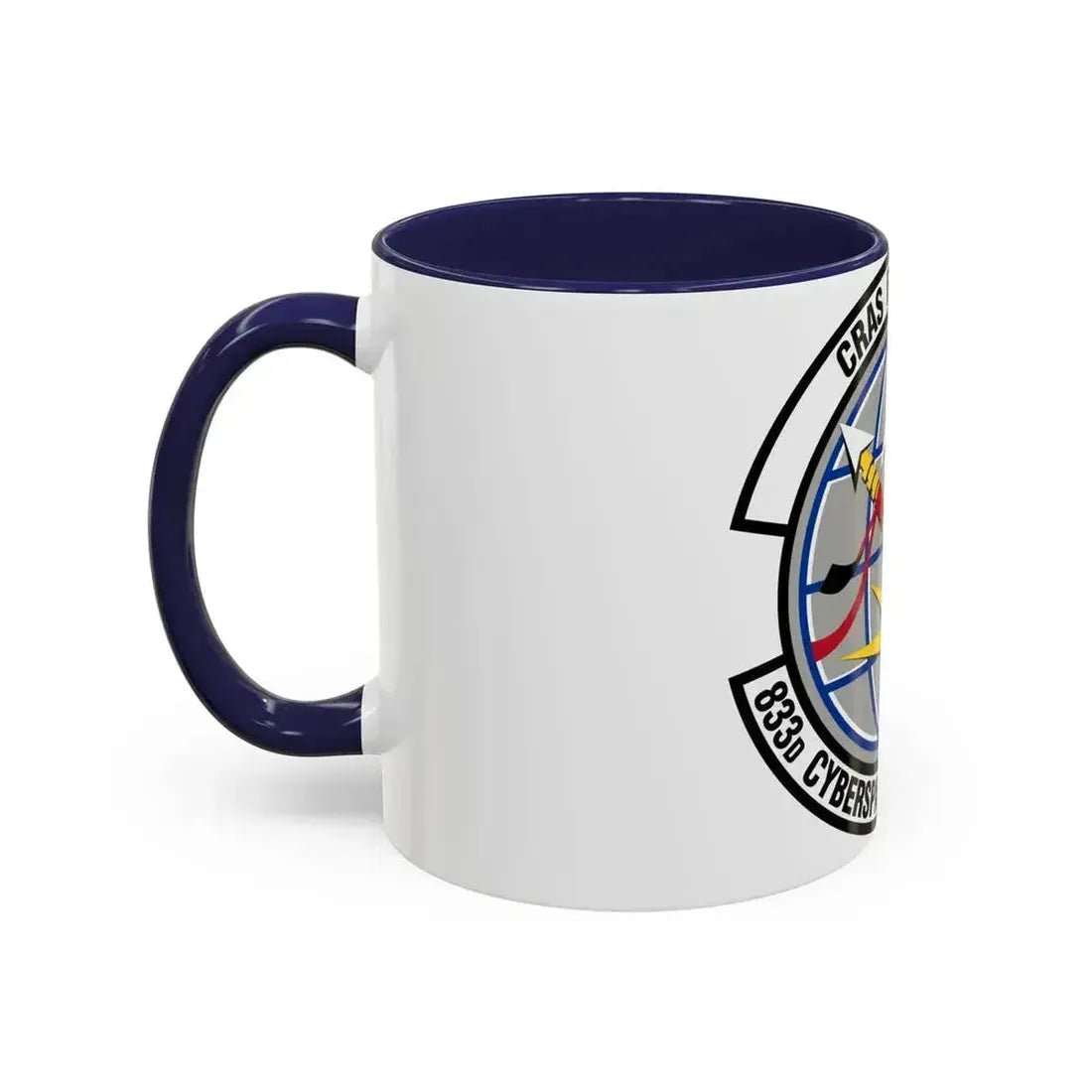 833 Cyberspace Operations Squadron ACC (U.S. Air Force) Accent Coffee Mug - Go Mug Yourself