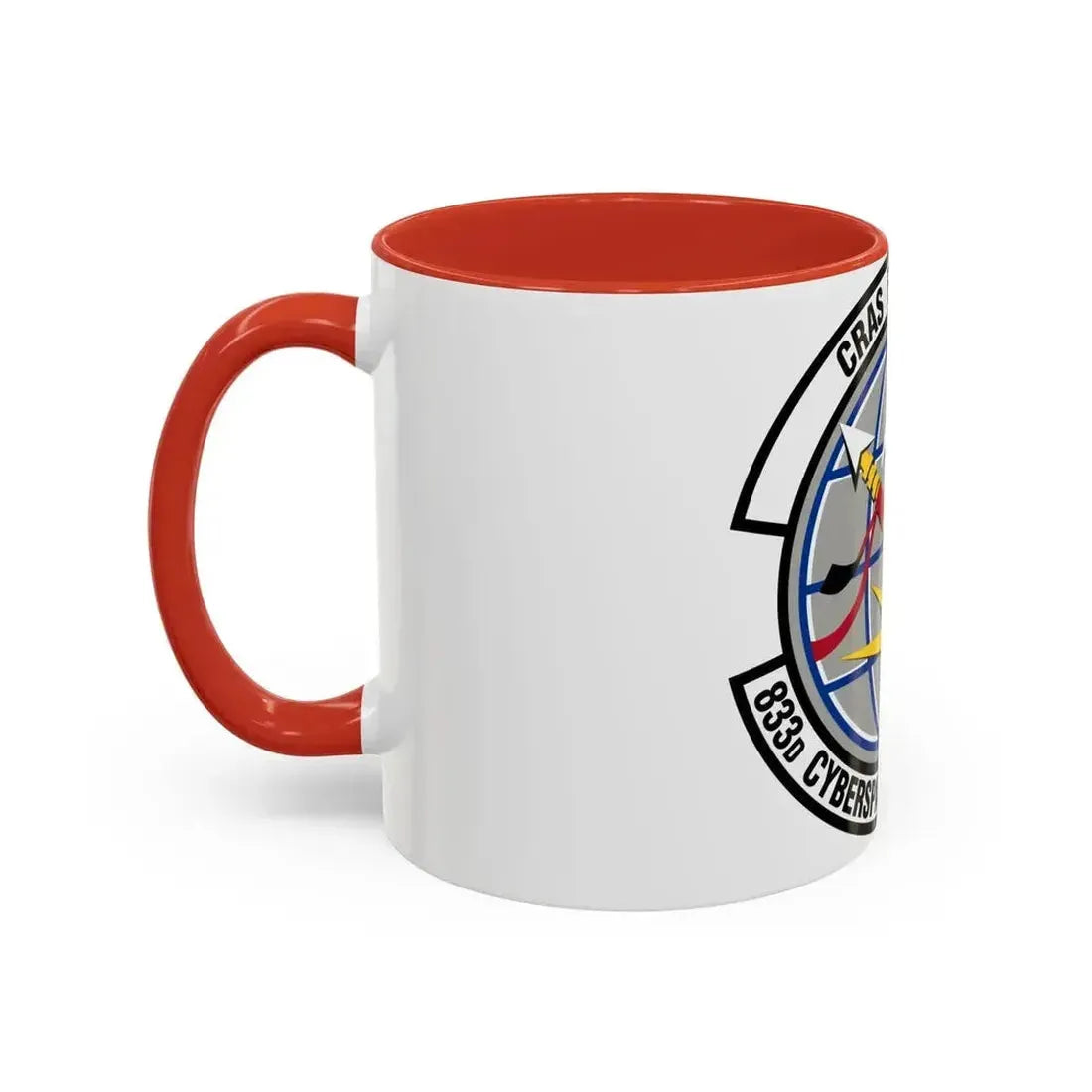 833 Cyberspace Operations Squadron ACC (U.S. Air Force) Accent Coffee Mug - Go Mug Yourself