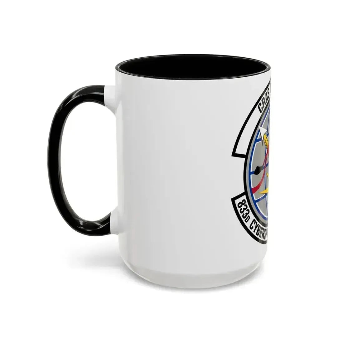 833 Cyberspace Operations Squadron ACC (U.S. Air Force) Accent Coffee Mug - Go Mug Yourself