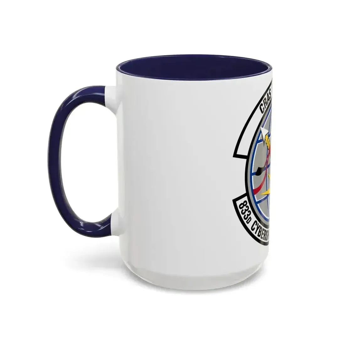 833 Cyberspace Operations Squadron ACC (U.S. Air Force) Accent Coffee Mug - Go Mug Yourself