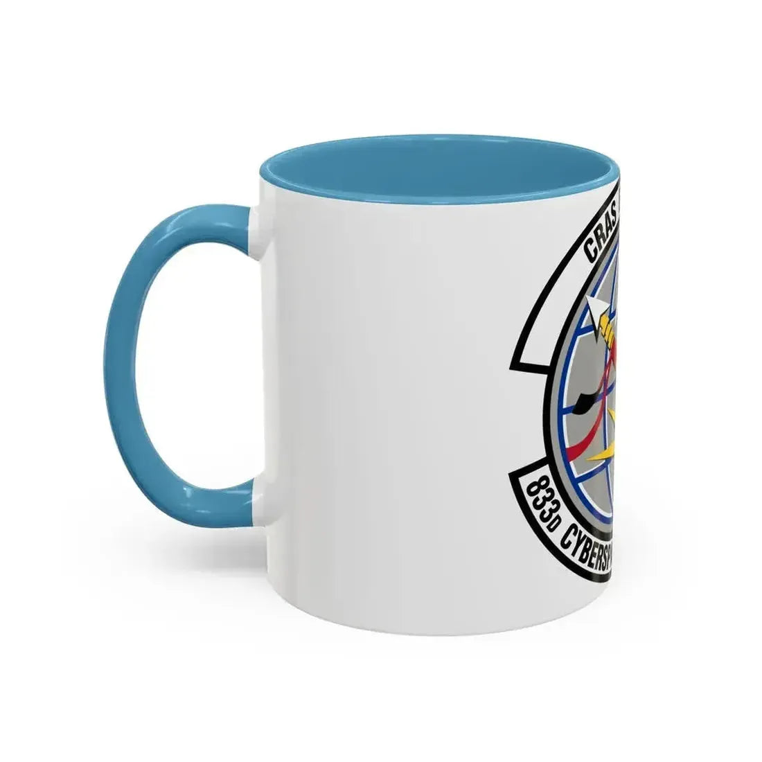 833 Cyberspace Operations Squadron ACC (U.S. Air Force) Accent Coffee Mug - Go Mug Yourself