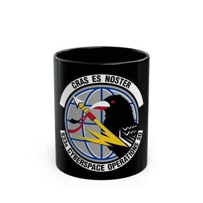 833 Cyberspace Operations Squadron ACC (U.S. Air Force) Black Coffee Mug 11oz - Go Mug Yourself