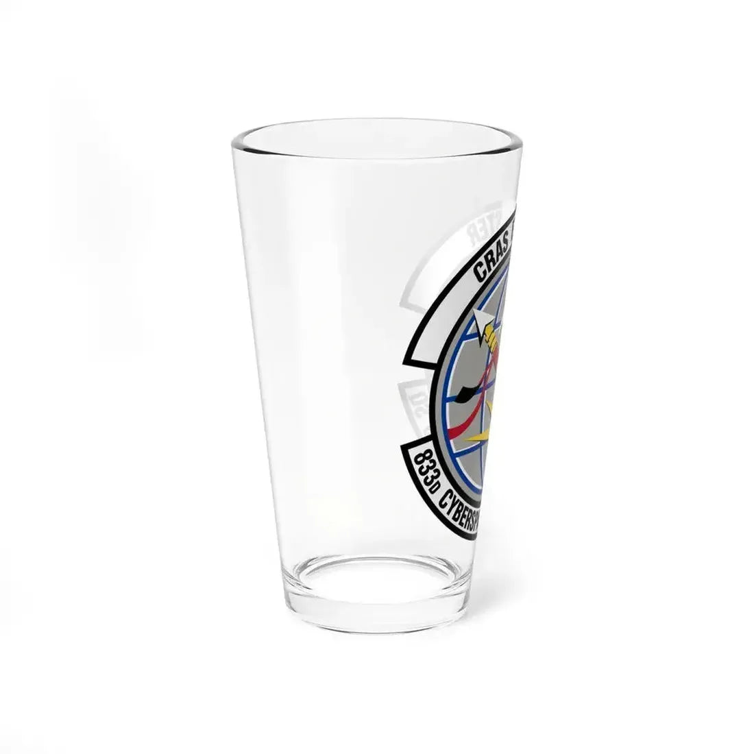 833 Cyberspace Operations Squadron ACC (U.S. Air Force) Pint Glass 16oz - Go Mug Yourself