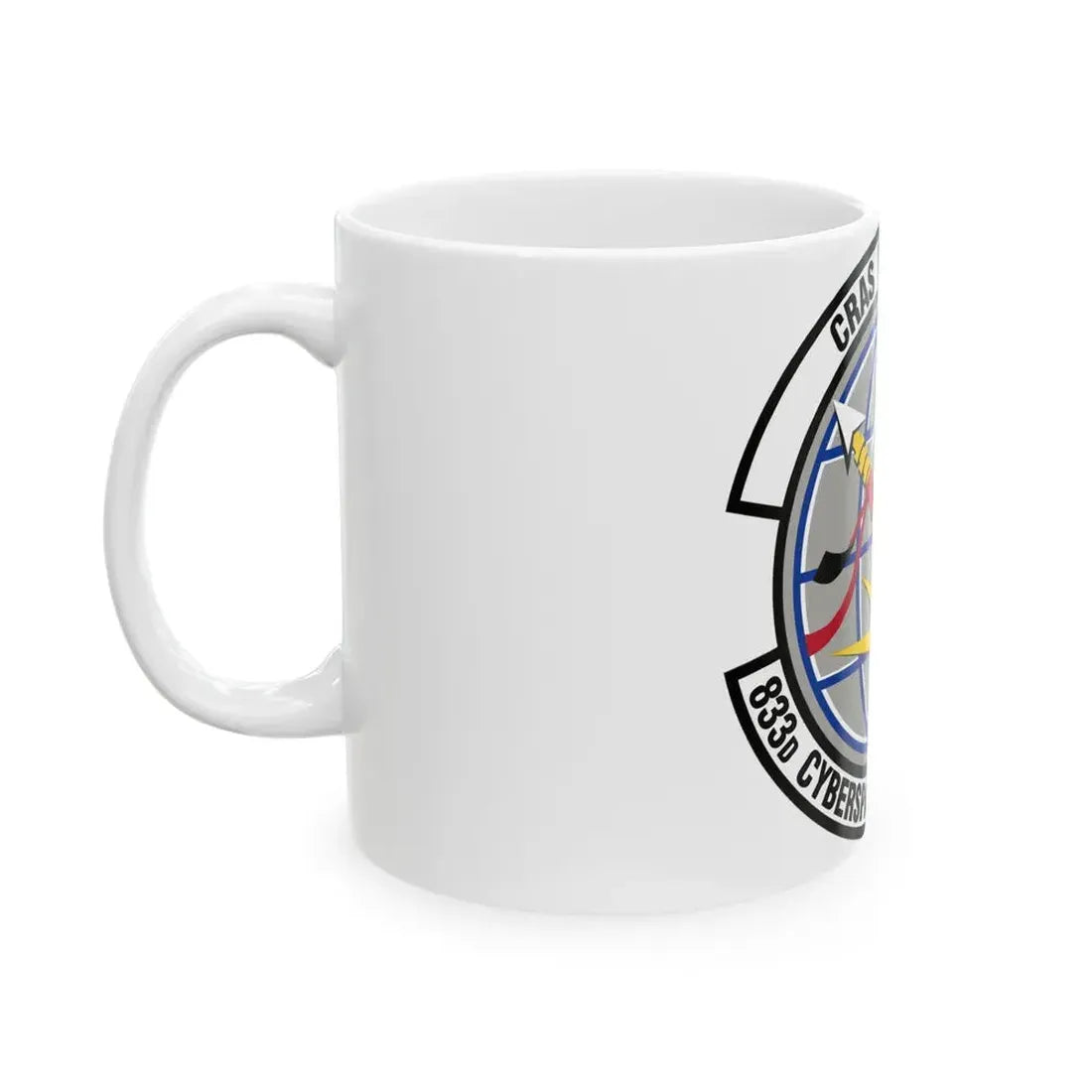 833 Cyberspace Operations Squadron ACC (U.S. Air Force) White Coffee Mug - Go Mug Yourself