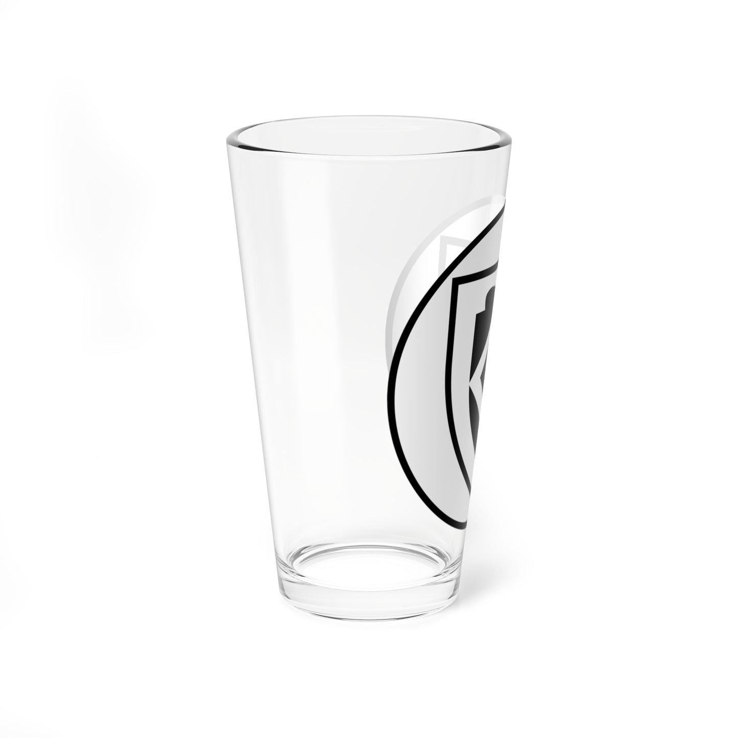 Emblem for the 1-III-JDR (Denmark) (Coat of Arms) Pint Glass 16oz