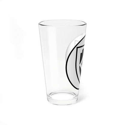 Emblem for the 1-III-JDR (Denmark) (Coat of Arms) Pint Glass 16oz