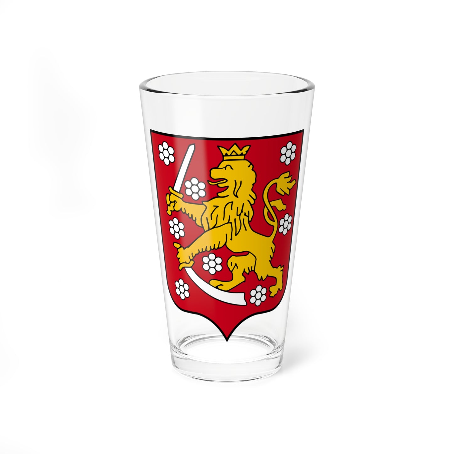 Coats of arms of the Grand Duchy of Finland (Finland) (Coat of Arms) Pint Glass 16oz