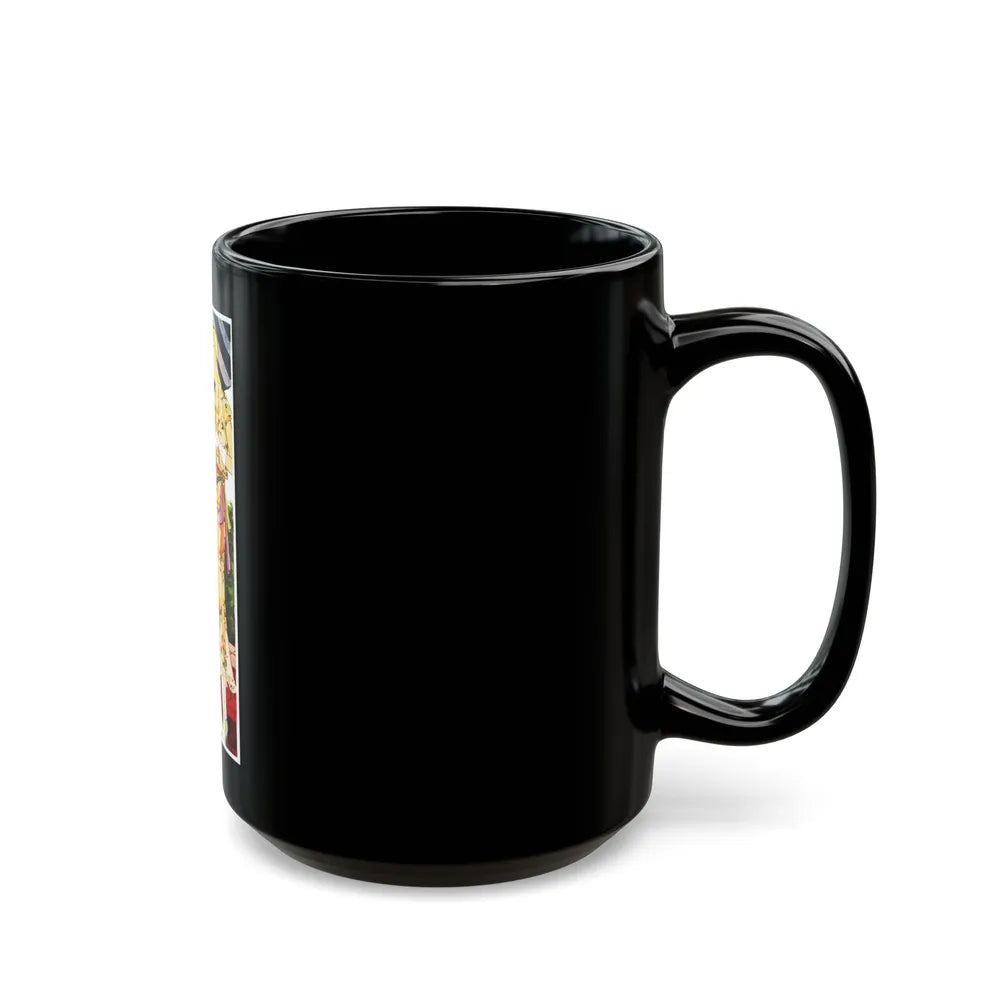 Fashion Illustration (1) - Black Coffee Mug-Go Mug Yourself