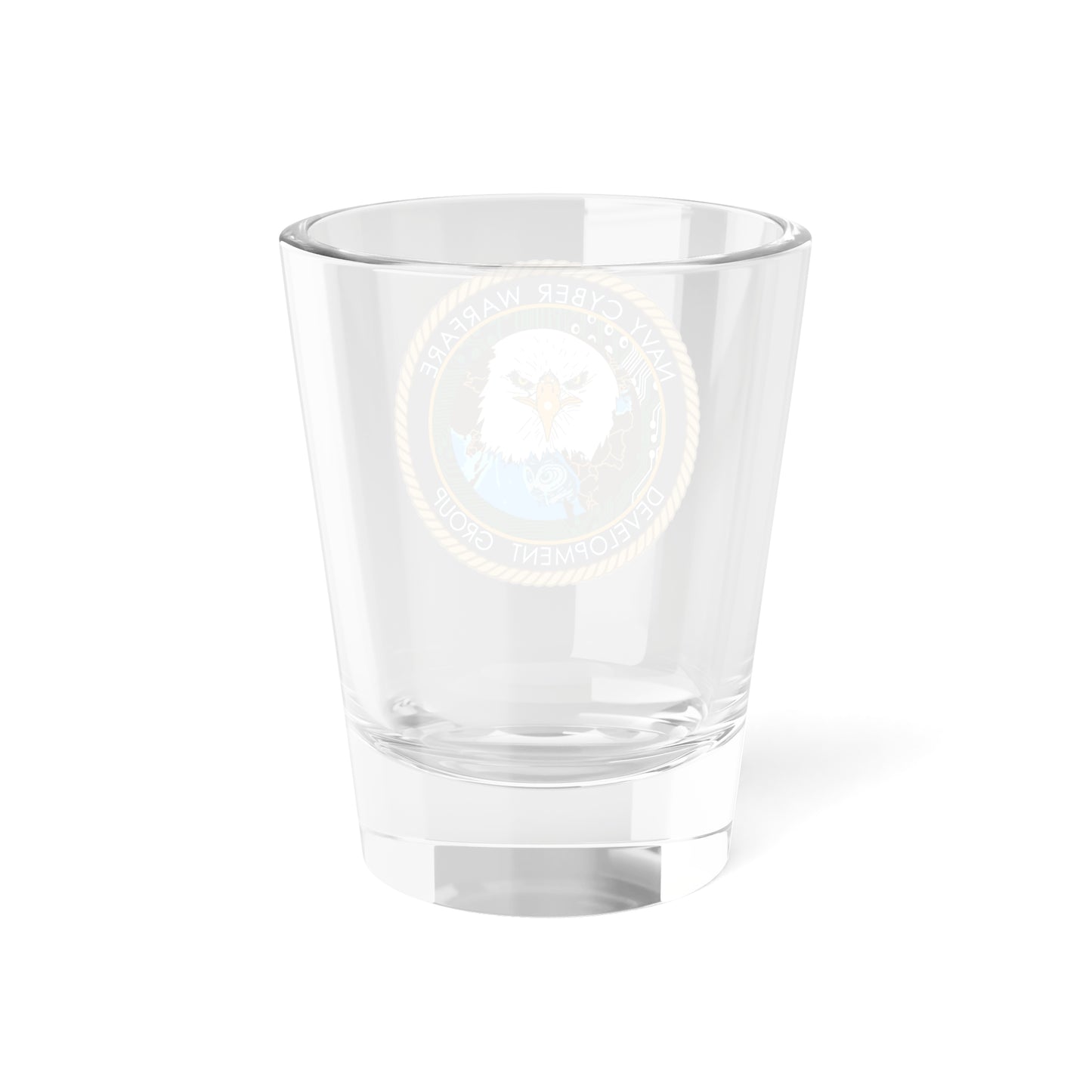 Verre à liqueur du groupe de développement de la cyberguerre de la marine (US Navy) 1,5 oz