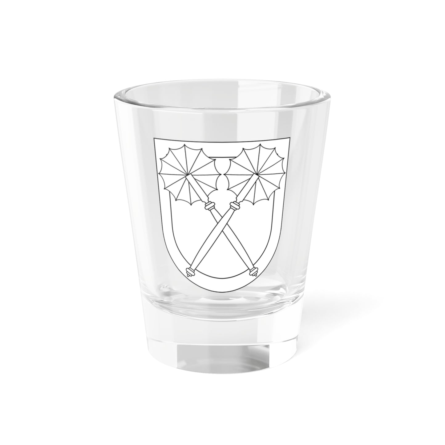Johan Karlsson Färla IV vapen (Sweden) (Coat of Arms) Shot Glass 1.5oz