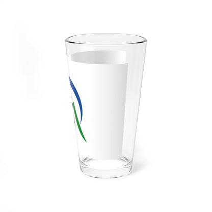 Flag of Mimasaka Okayama (Japan) Pint Glass 16oz