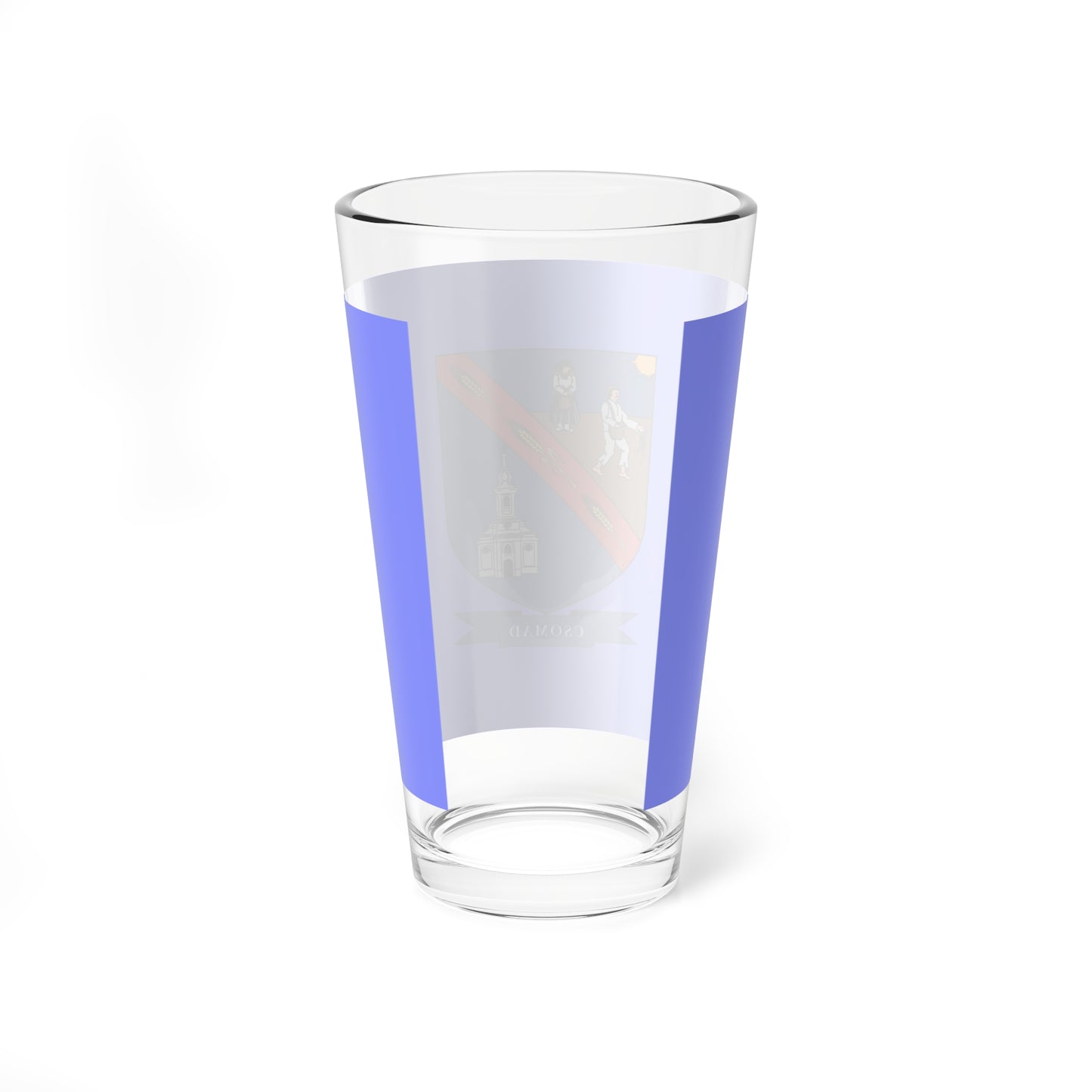 Flag of Csomad (Hungary) Pint Glass 16oz