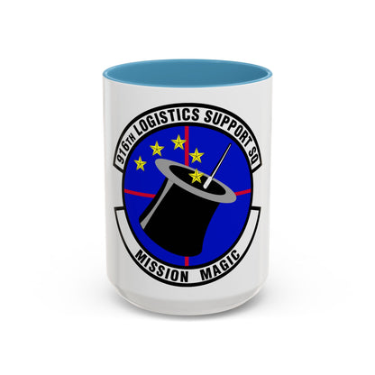 916th Logistics Support Squadron (U.S. Air Force) Accent Coffee Mug