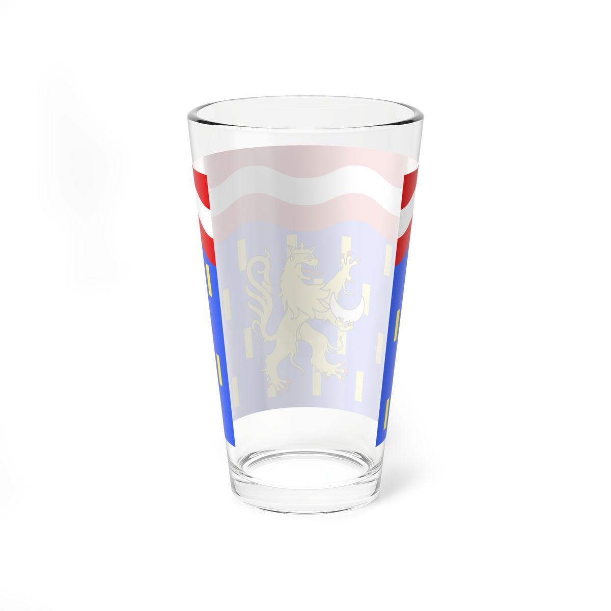Drapeau fr departement Haute-Saone (France) Pint Glass 16oz