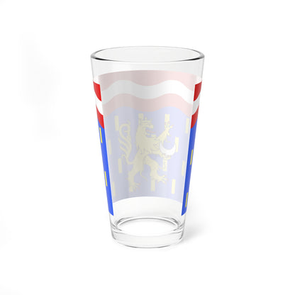 Drapeau fr departement Haute-Saone (France) Pint Glass 16oz
