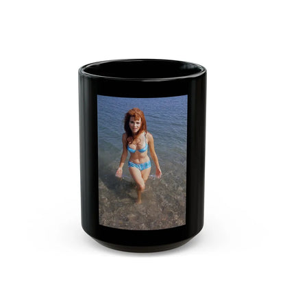 Gila Golan #93 (Vintage Female Icon) Black Coffee Mug-15oz-Go Mug Yourself