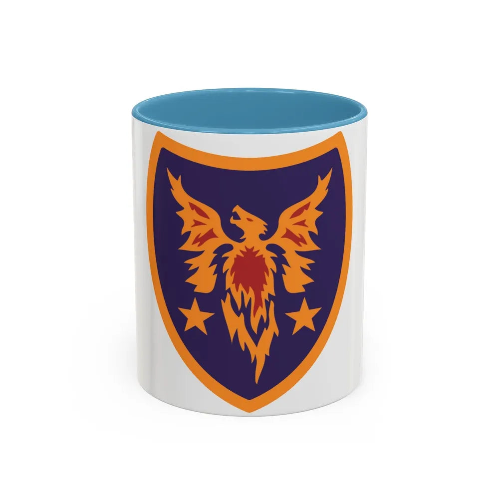 Reserve Aviation Command (U.S. Army) Accent Coffee Mug-11oz-Light Blue-Go Mug Yourself