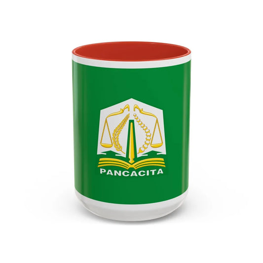 Flag of Aceh Indonesia - Accent Coffee Mug-15oz-Red-Go Mug Yourself