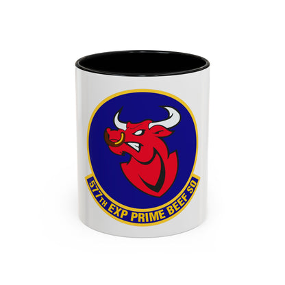 577th Expeditionary Prime Base Emergency Engineer Force Squadron (U.S. Air Force) Accent Coffee Mug