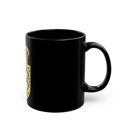 National Coat of arms of Denmark - Black Coffee Mug