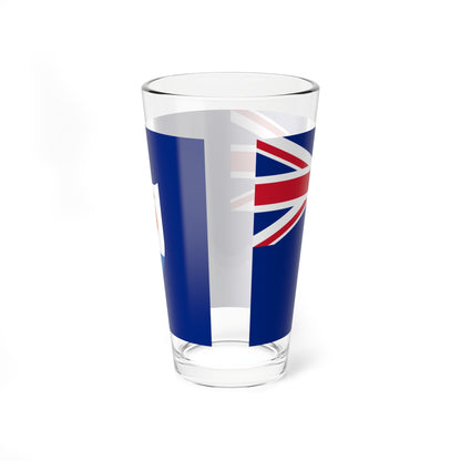 Flag of Anguilla varient (United Kingdom) Pint Glass 16oz