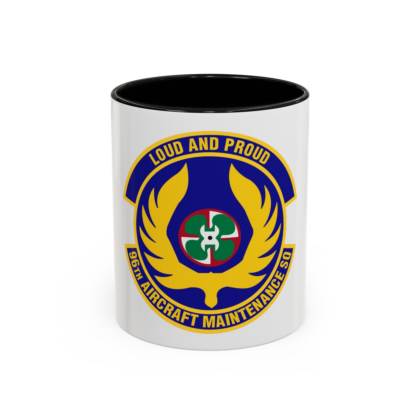 96th Aircraft Maintenance Squadron (U.S. Air Force) Accent Coffee Mug