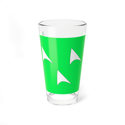 Three white curved triangular shapes with thin black outlines on a bright green background.