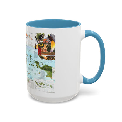 Indonesia 2 (1996) (Map) Accent Coffee Mug