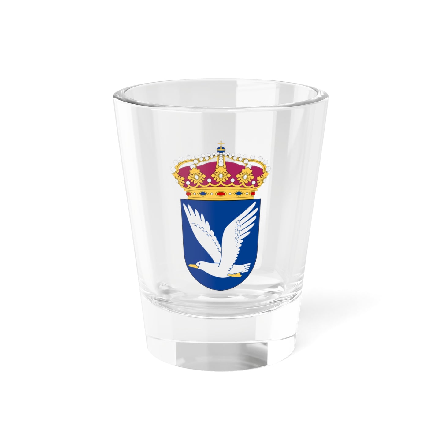 HMS Spejaren vapen (Sweden) (Coat of Arms) Shot Glass 1.5oz