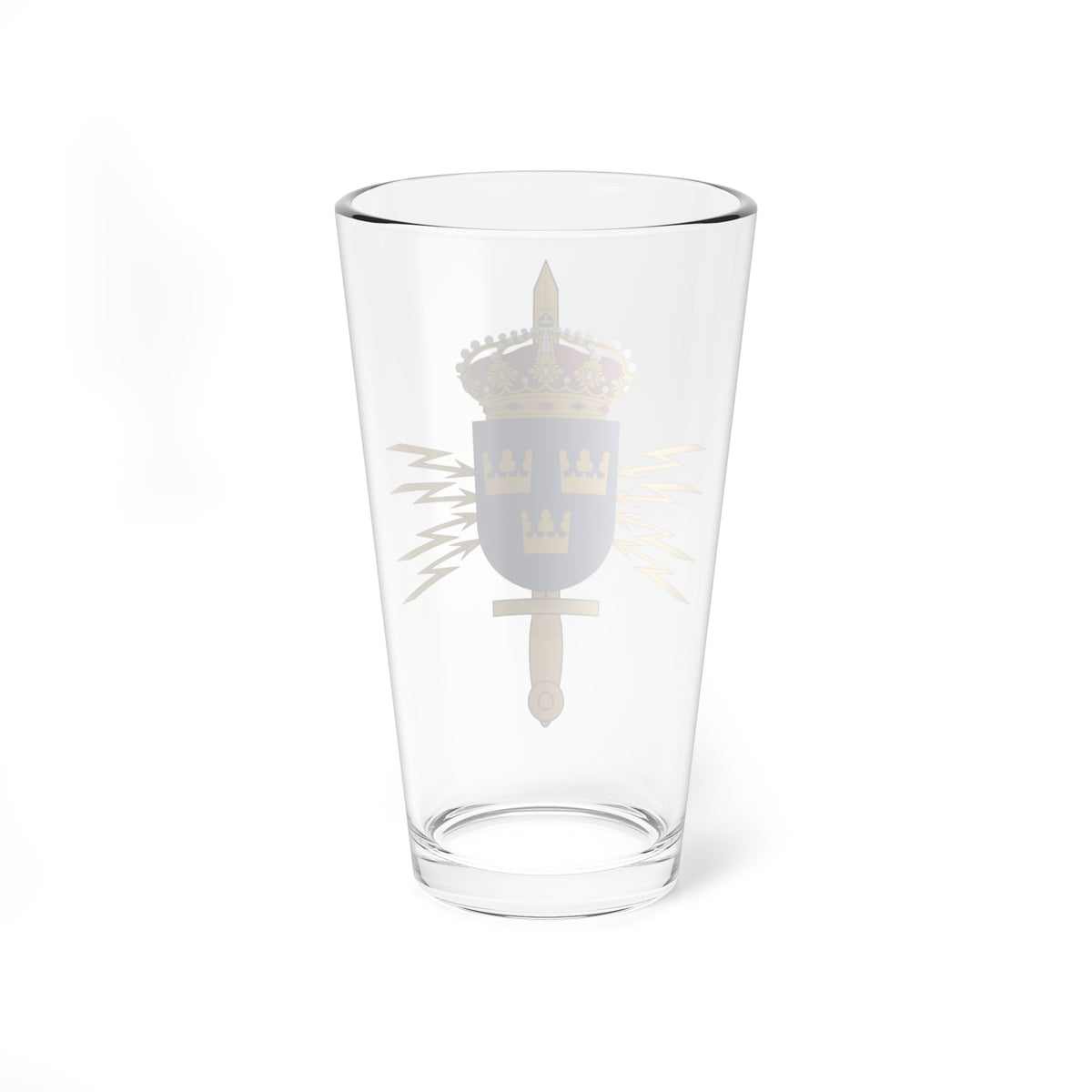 Försvarets radioanstalt vapen (Sweden) (Coat of Arms) Pint Glass 16oz