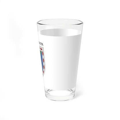 Flag of Zalaszombatfa (Hungary) Pint Glass 16oz