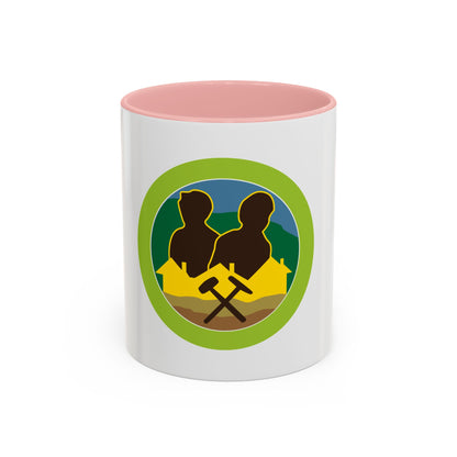 Mining in Society (Boy Scout Merit Badge) Accent Coffee Mug