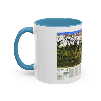 High Himalaya (1988) (Map) Accent Coffee Mug