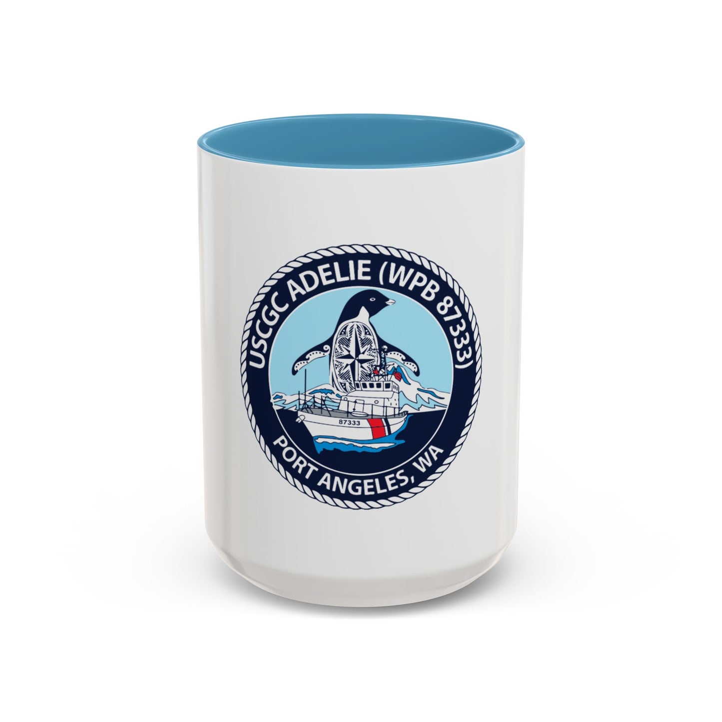 USCGC Adelie (U.S. Coast Guard) Accent Coffee Mug